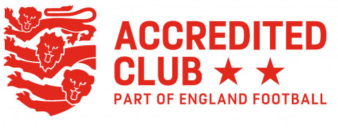 The logo to show that Milborne Port FC is a England Football Accredited club.