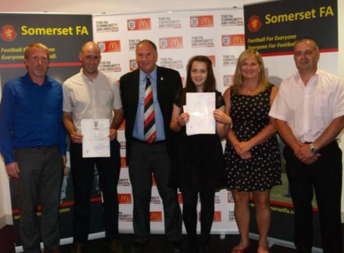 2014 Under 8's Somerset Fair Play Award