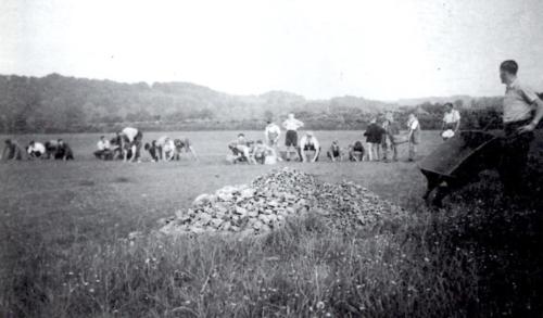 1955, Memorial Playing Field Stone Picking