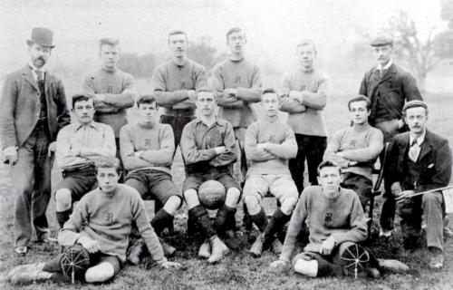 1896 Team with hand knitted jerseys