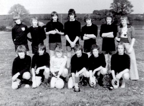 1975-76 Under 16's Blackmore Vale U16s Cup winners